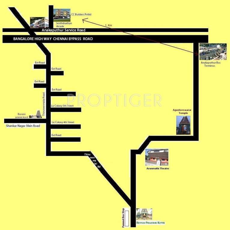 Images for Location Plan of CC Senthilnathan Arcade