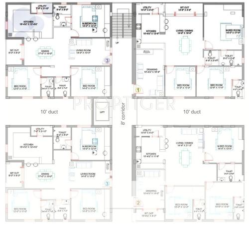 Images for Cluster Plan of Srinilaya Anitha Avenue