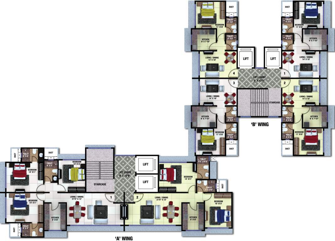 Images for Cluster Plan of Mahendra Kalpavruksh Garden III