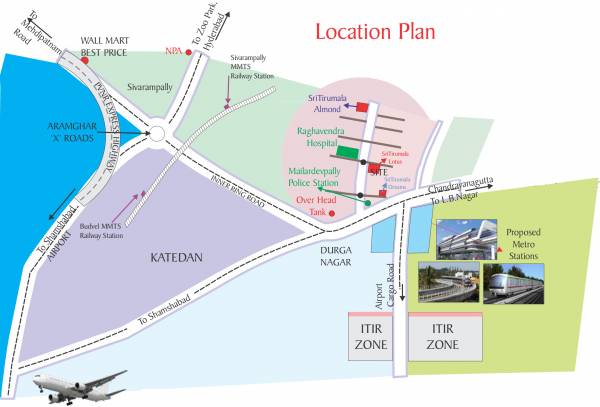 Images for Location Plan of Rathi Sri Tirumala Almond