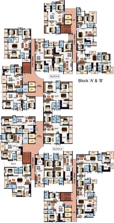  surya shakti towers Images for Cluster Plan of Keerthi Surya Shakti Towers