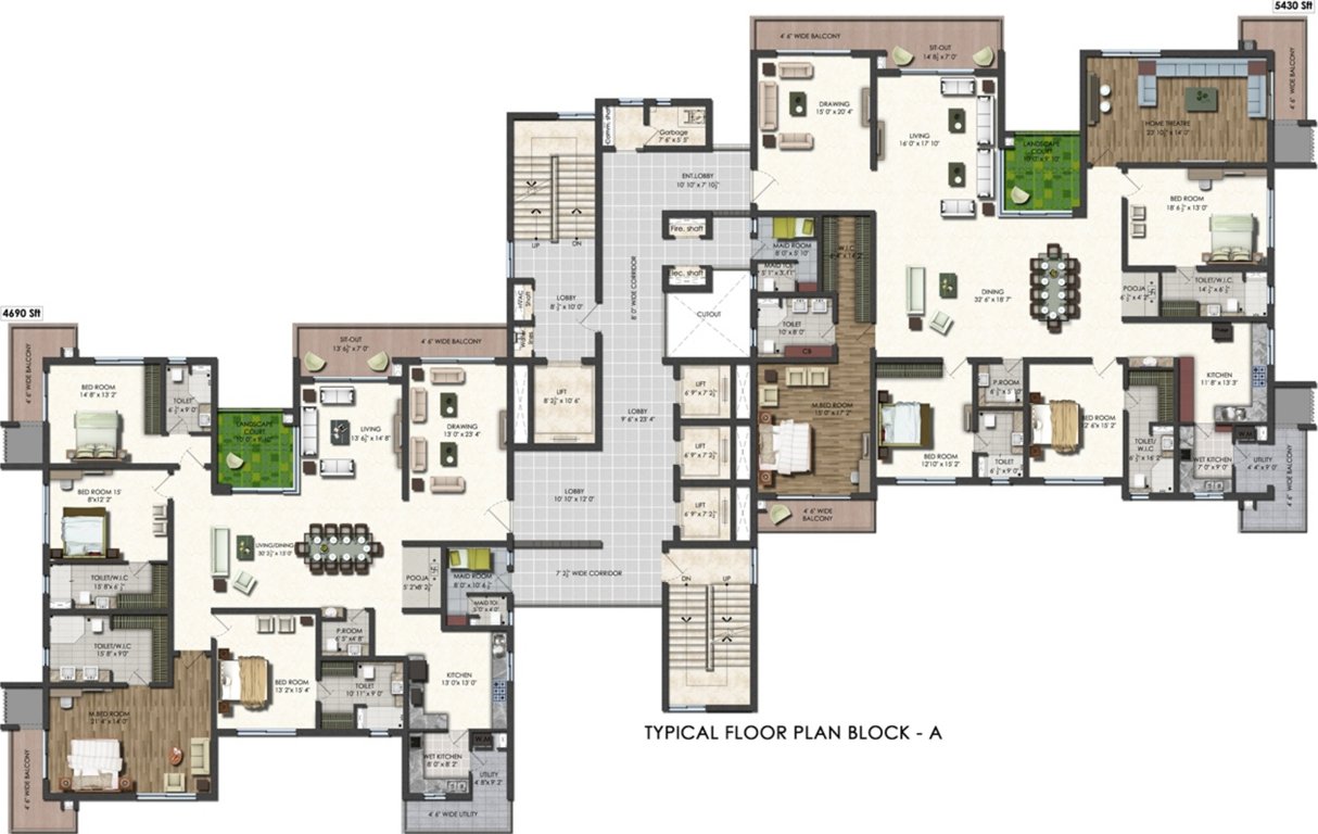 Images for Cluster Plan of Jayabheri The Peak