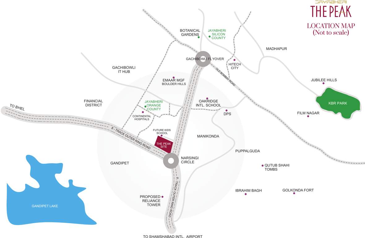 Images for Location Plan of Jayabheri The Peak