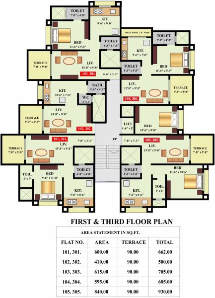 Images for Cluster Plan of Panvelkar Lotus