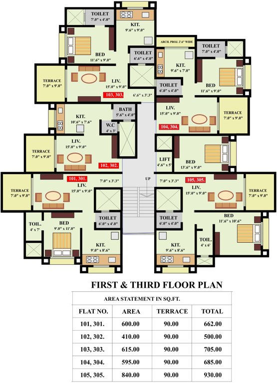 Images for Cluster Plan of Panvelkar Lotus