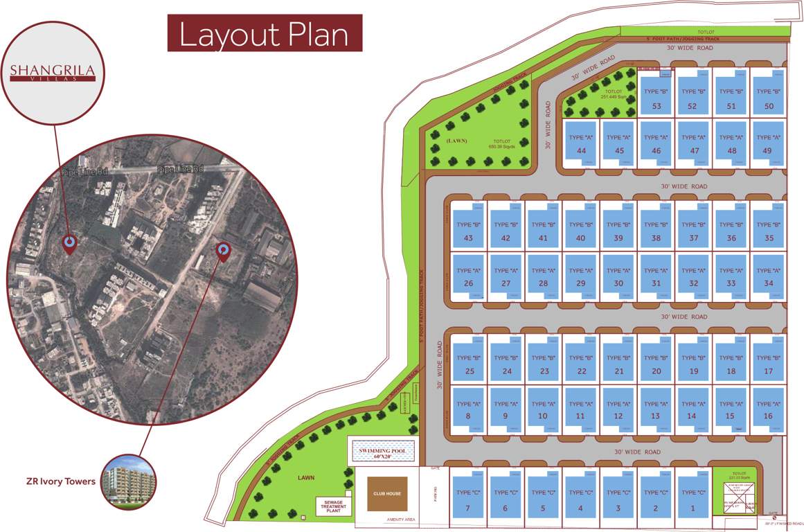  shangrila villas Images for Layout Plan of ZR Shangrila Villas