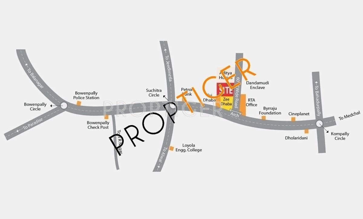 Images for Location Plan of Tirumala Kasaani Residency