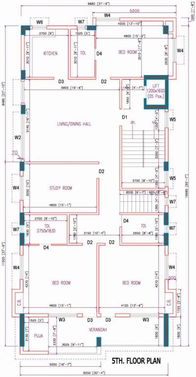Images for Cluster Plan of Ramadon Meera Residency