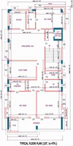 Images for Cluster Plan of Ramadon Meera Residency Images for Cluster Plan of Ramadon Meera Residency