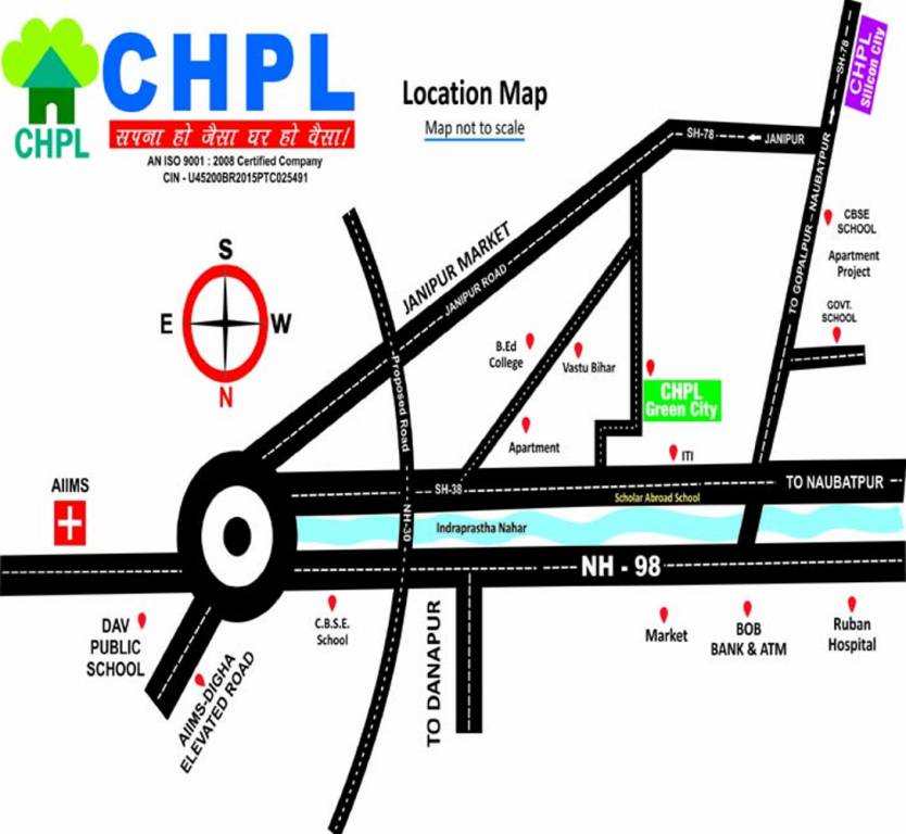 Images for Location Plan of Creastate InfraHomes Silicon City