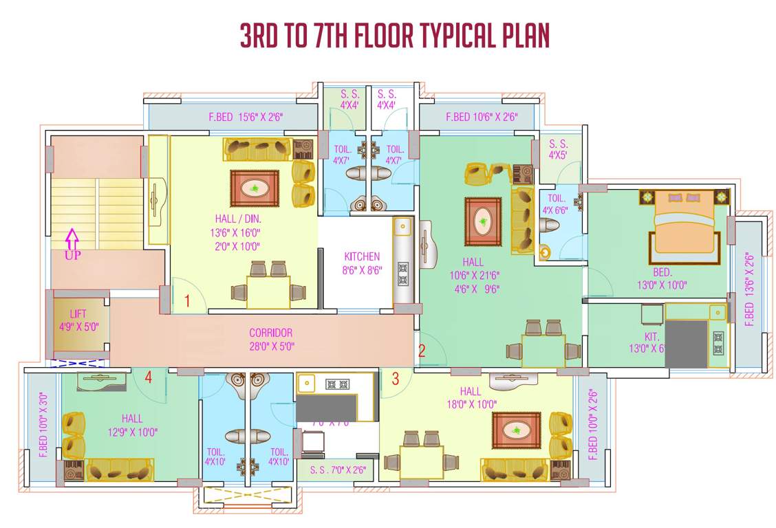  amrut plaza Images for Cluster Plan of Mehta Amrut Plaza