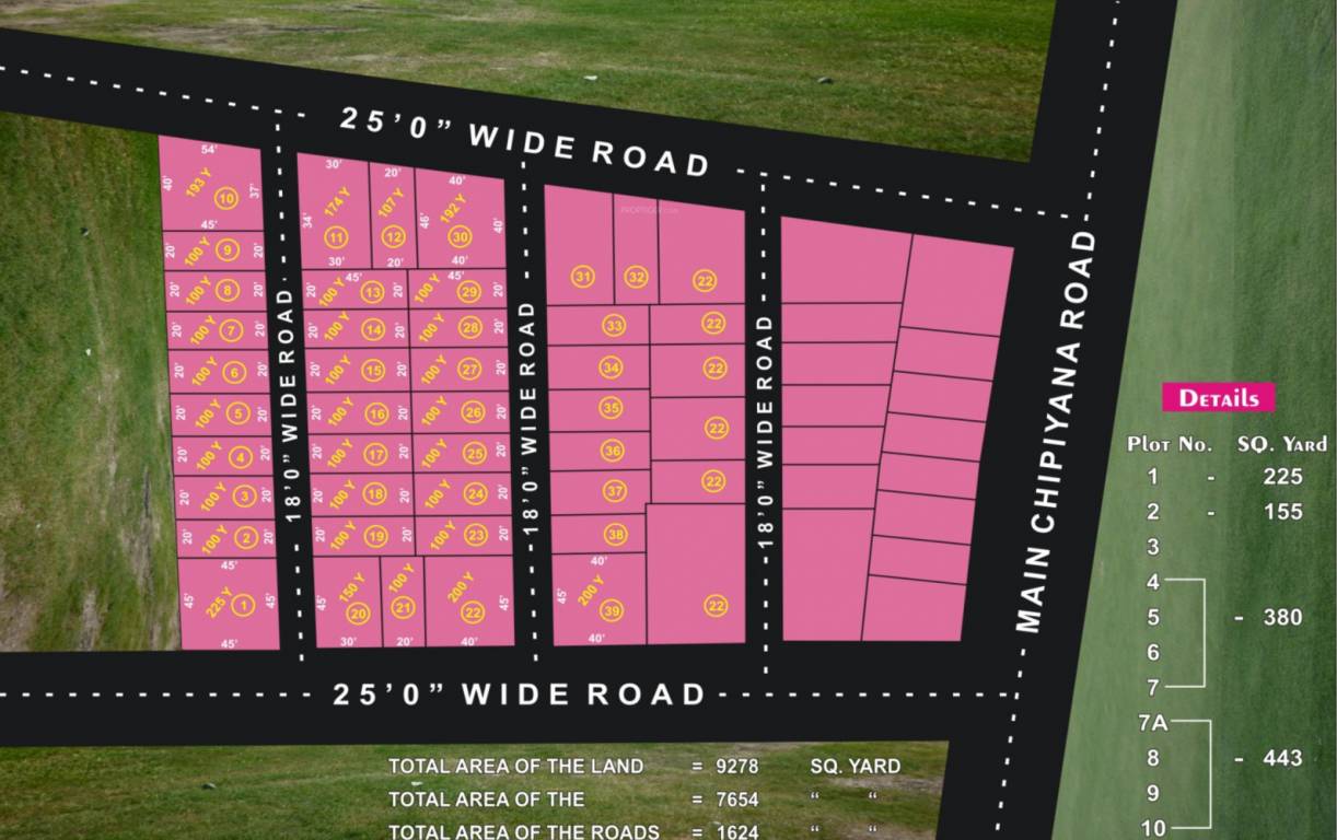 Images for Layout Plan of Aarvanss Heaven City Plots