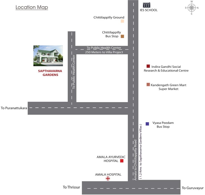 Images for Location Plan of Sapthavarna Gardens Villas