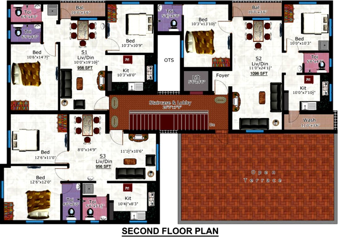 Images for Cluster Plan of GK Bheemeswar Gardens