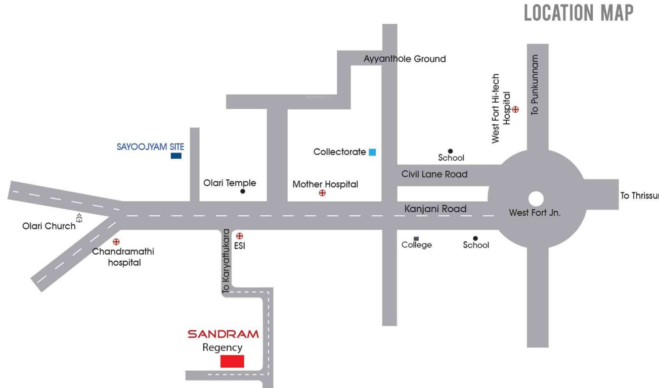 Images for Location Plan of Sapthavarna Sandram Regency