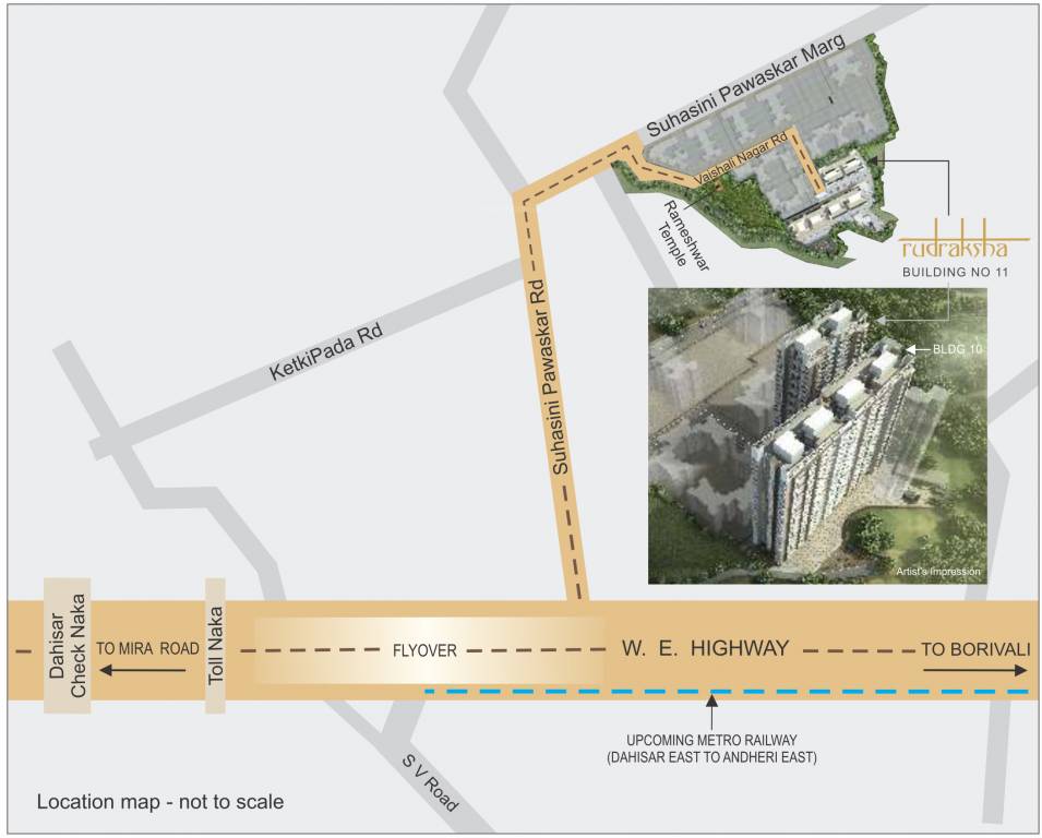 rudraksha Location Plan