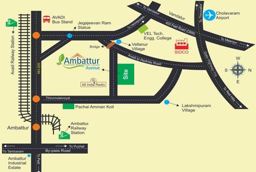  ambattur-avenue Images for Location Plan of Vasantham Ambattur Avenue