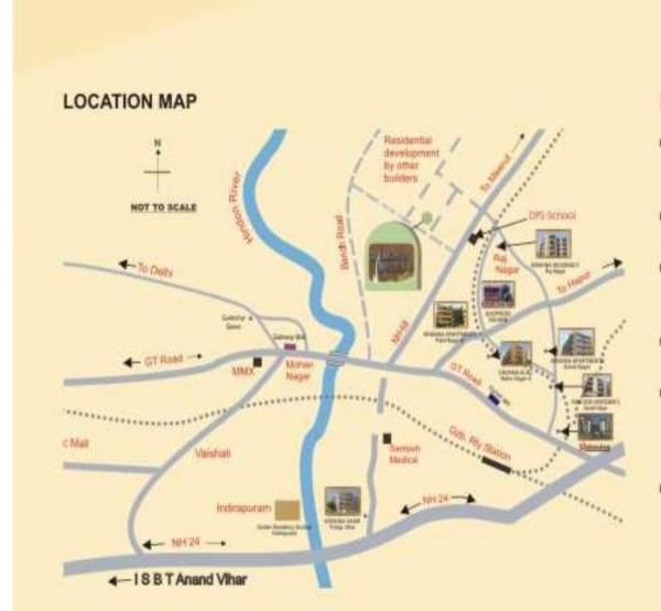 Location Plan gulmohar-garden-phase-2 Location Plan