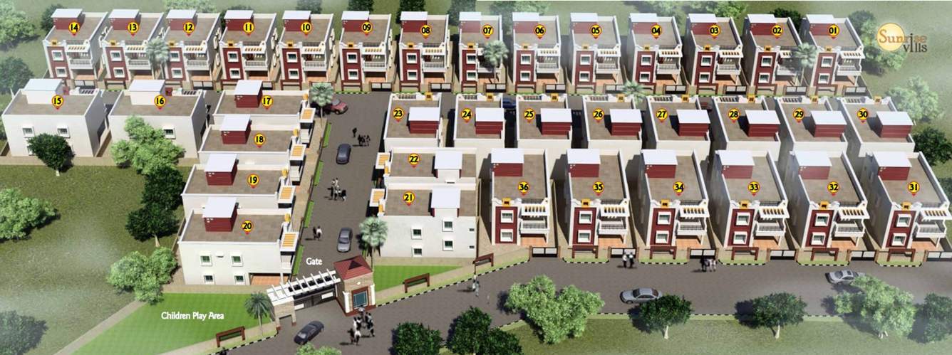 sunrise vills Layout Plan