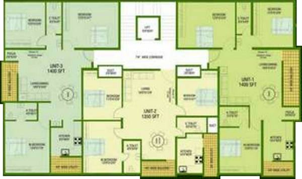 Images for Cluster Plan of Rangashree Sai Deepam
