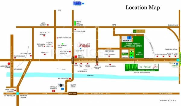 Images for Location Plan of Omaxe Forest Spa