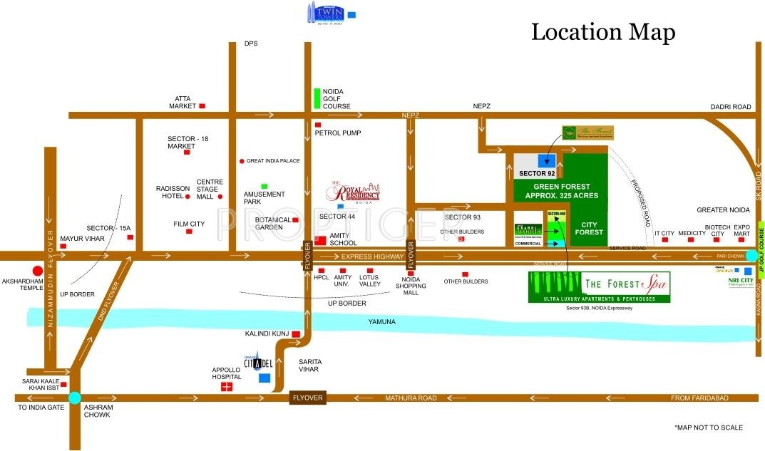 Images for Location Plan of Omaxe Forest Spa