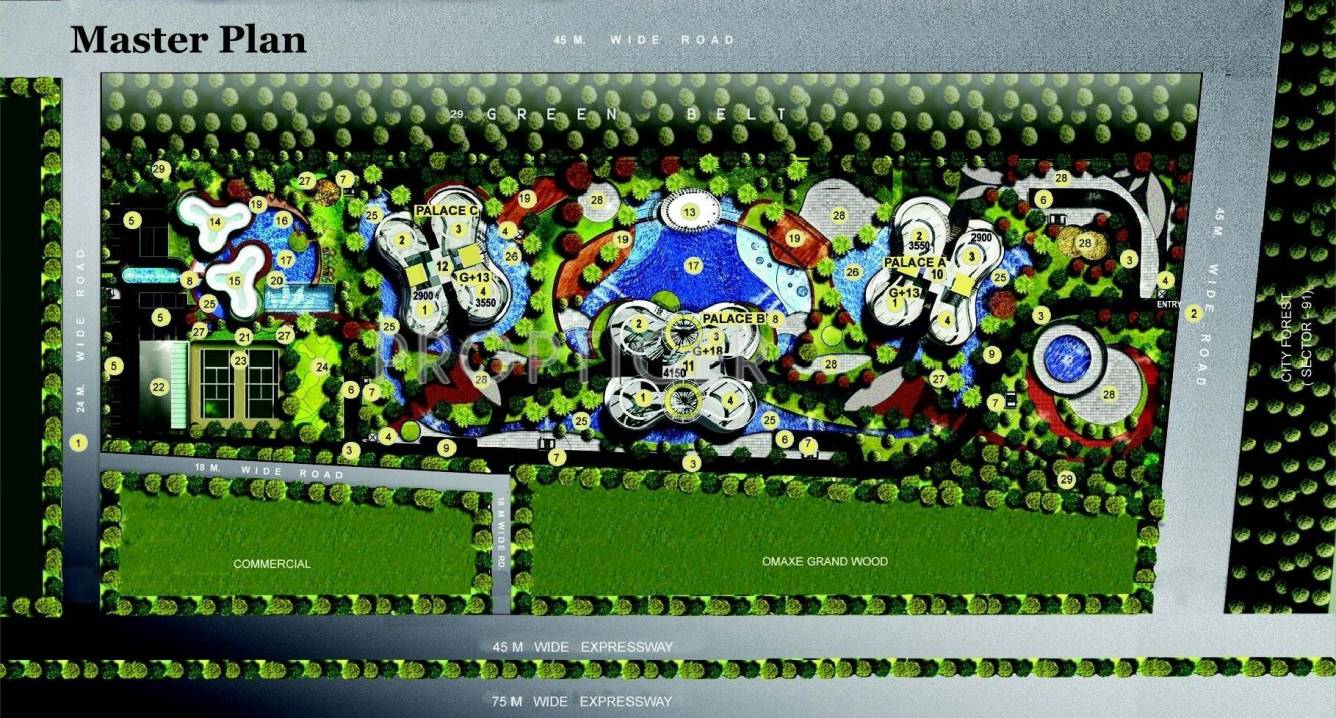 Images for Master Plan of Omaxe Forest Spa