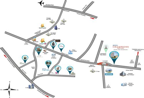 Images for Location Plan of Bren Champions Square Images for Location Plan of Bren Champions Square