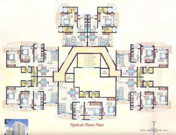  silicon-park Tower A Cluster Plan