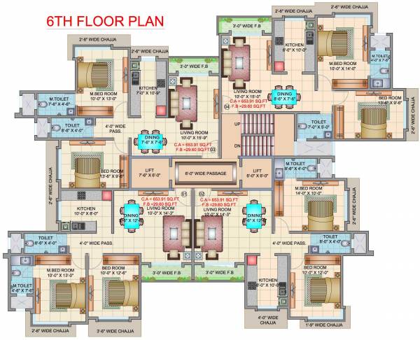 Images for Cluster Plan of SMGK Kala Niketan