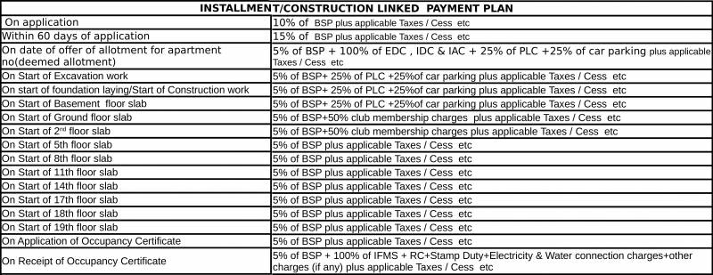  vanya Images for Payment Plan of Raheja Vanya