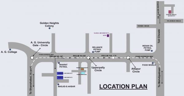 Images for Location Plan of Trust Tower Hills Residency Images for Location Plan of Trust Tower Hills Residency