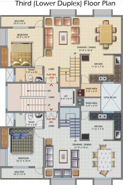 Images for Cluster Plan of Maharshee Jairam Apartments