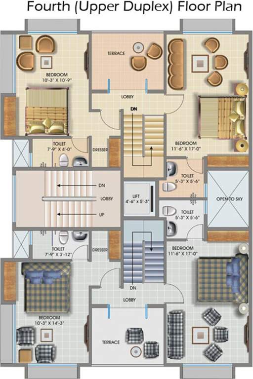 Images for Cluster Plan of Maharshee Jairam Apartments