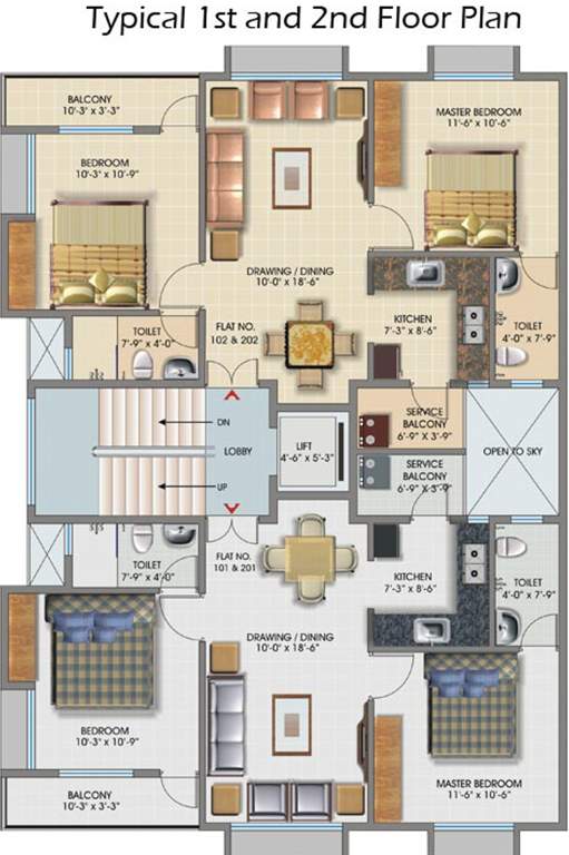 Images for Cluster Plan of Maharshee Jairam Apartments