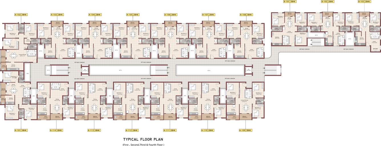 palace Images for Cluster Plan of Bhuvana Palace