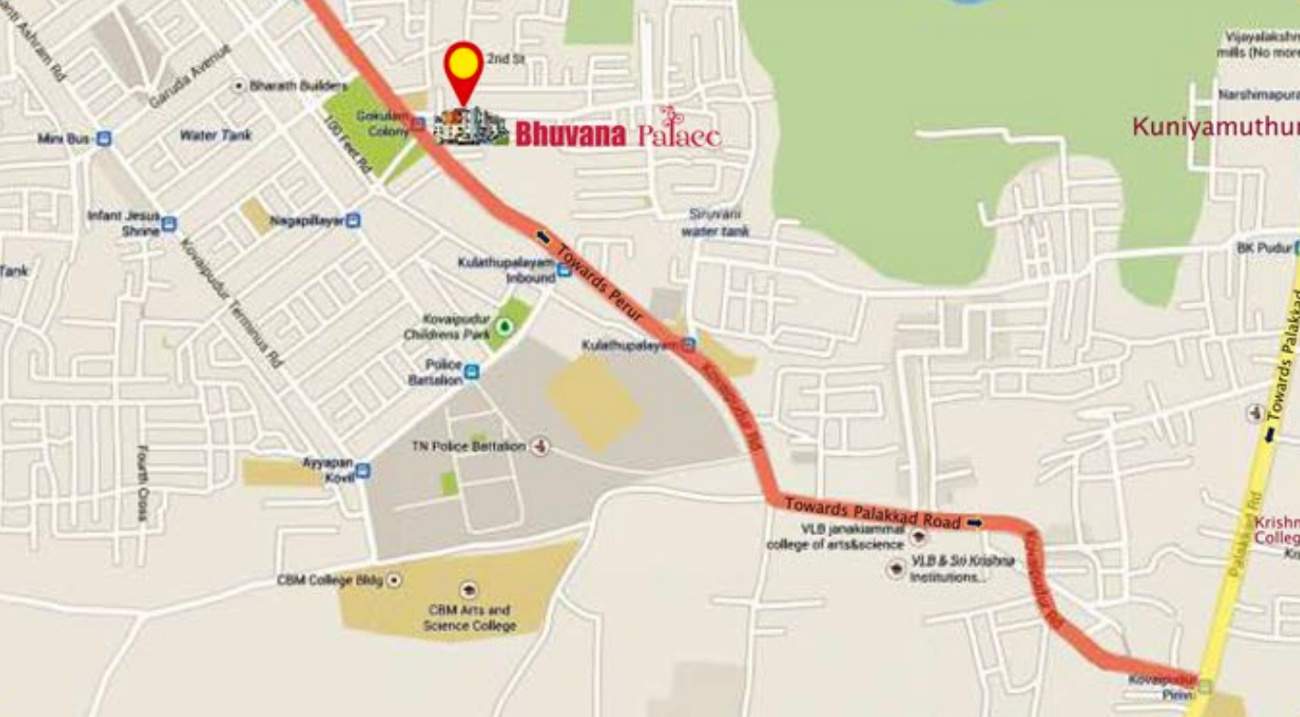 palace Images for Location Plan of Bhuvana Palace