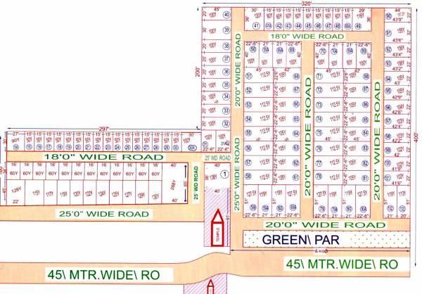 Images for Layout Plan of Aarvanss Mansarovar Park Images for Layout Plan of Aarvanss Mansarovar Park