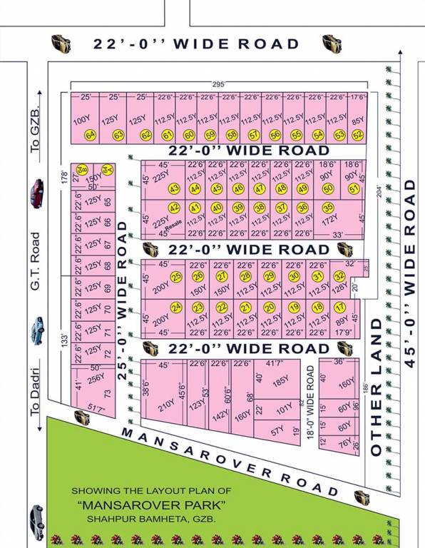 Images for Layout Plan of Aarvanss Mansarovar Park