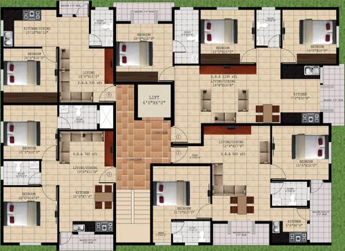  radiance Images for Cluster Plan of Prabhavathi Radiance