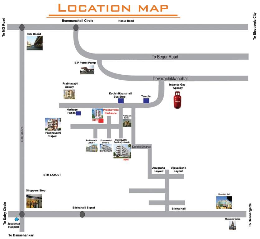 radiance Images for Location Plan of Prabhavathi Radiance