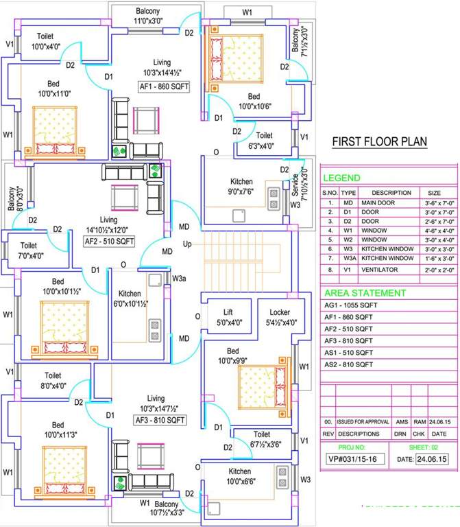 Images for Cluster Plan of VijaySaras Vijay Manor Ramasamy Street
