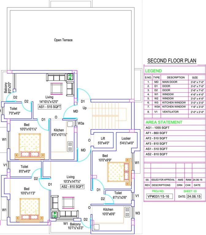 Images for Cluster Plan of VijaySaras Vijay Manor Ramasamy Street