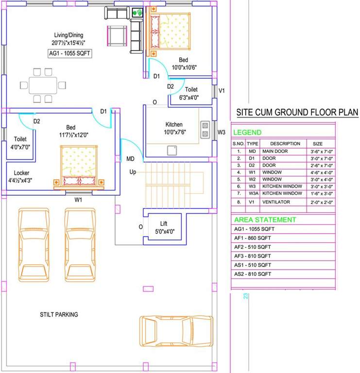 Images for Cluster Plan of VijaySaras Vijay Manor Ramasamy Street
