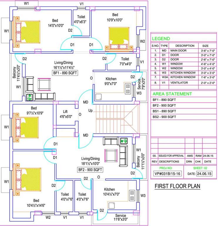 Images for Cluster Plan of VijaySaras Vijay Manor Ramasamy Street
