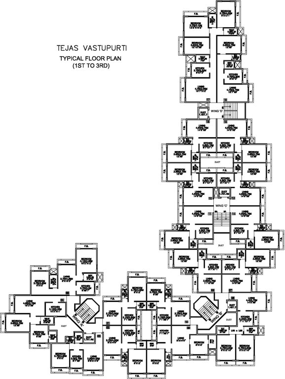 Images for Cluster Plan of Tejas Vastupurti