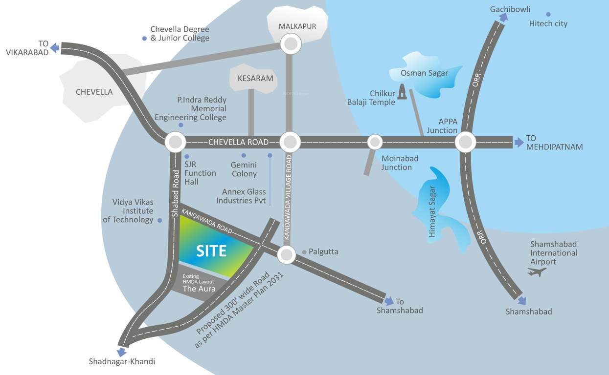 Images for Location Plan of Sreenidhi The Aria