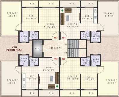 Images for Cluster Plan of Aditya Tulsi Aangan