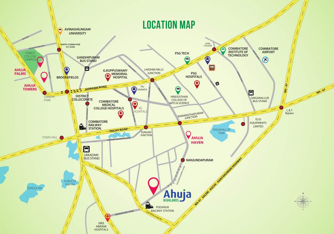 Images for Location Plan of VA Ahuja Highlands Villas