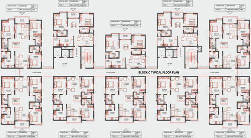 one-galaxia Images for Cluster Plan of Ramky One Galaxia